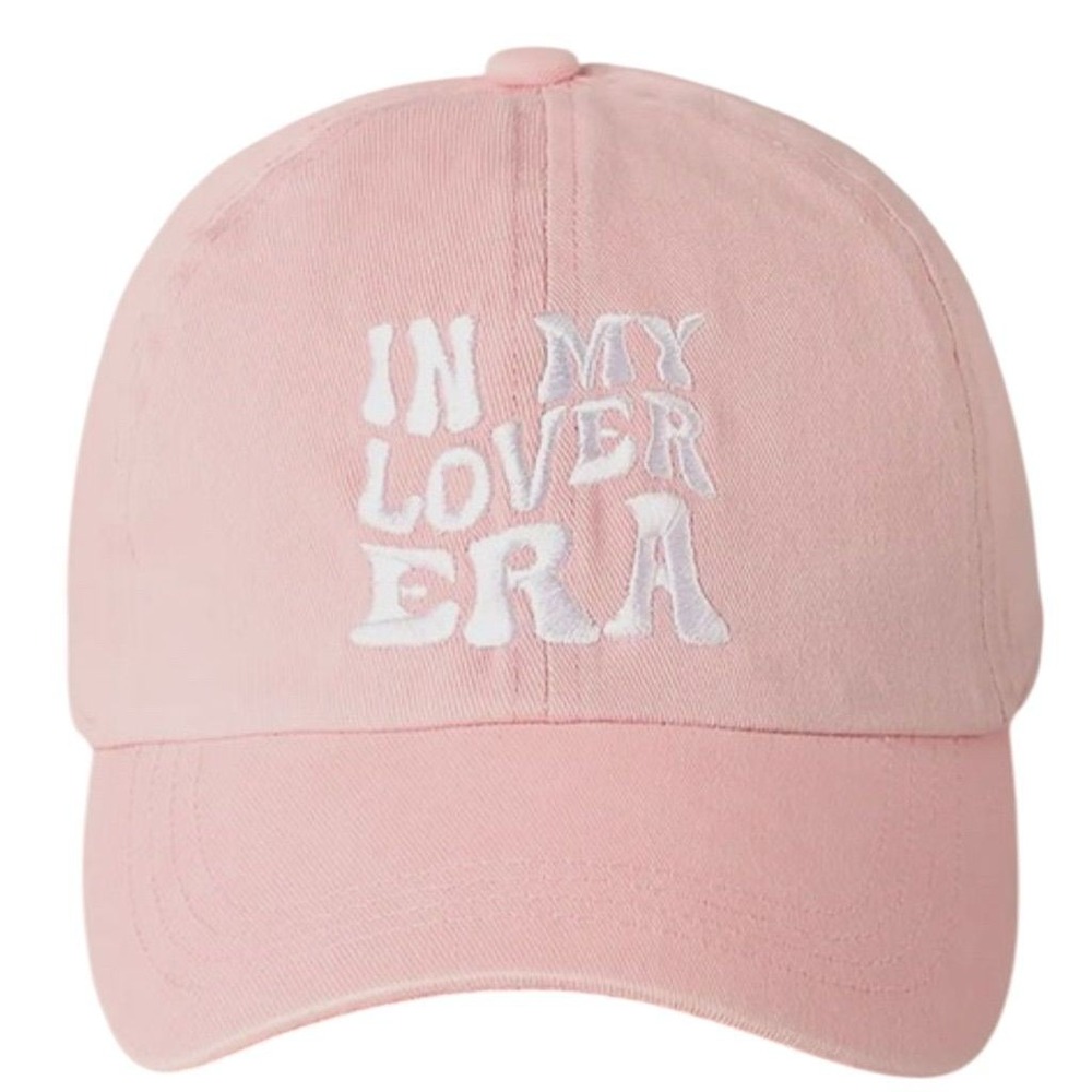 "In My Lover Era" Howdy Darlin Pink Embroidered Baseball Cap Adjustable Strap - Picture 2 of 4